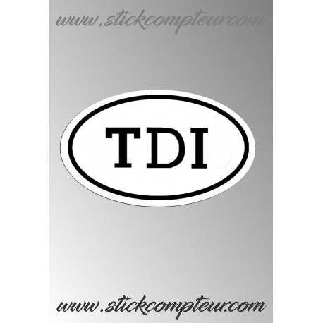 EMBLEME TDI VW Stickers*  - 1