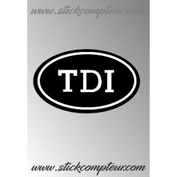 EMBLEME TDI VW Stickers*  - 2