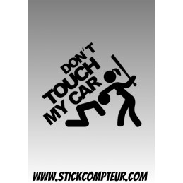 DON'T TOUCH MY CAR GIRLS STICKERS - 1