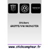 Stickers GRIFFE/VW/MONSTER 1 - 2