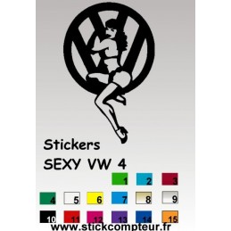 1 Stickers SEXY VW 4  - 7