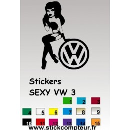 1 Stickers SEXY VW 3  - 8