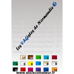 Les VAGistes de Normandie stickers  - 1