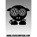 VW BIZARE CHOUETTE  Stickers  - 1