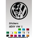 1 Stickers SEXY VW 1  - 9