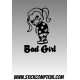 BAD GIRL IMAGE Stickers - 1