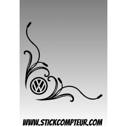 decal floral vw Stickers  - 1
