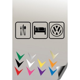 COUVERT VW STICKERS  - 1