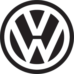 VW SIMPLE 1 VOLKSWAGEN LOGO STICKERS  - 2
