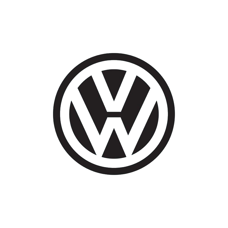 VW SIMPLE 1 VOLKSWAGEN LOGO STICKERS - StickCompteur.com