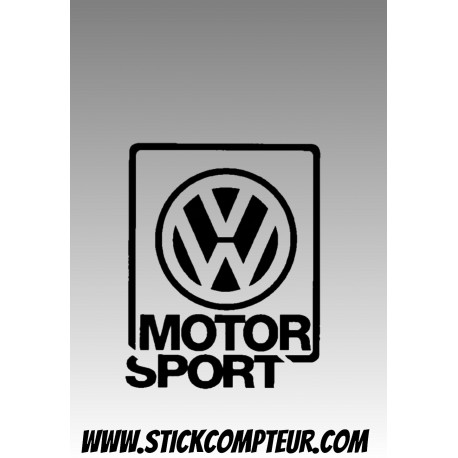 MOTOR SPORT VW VOLKSWAGEN STICKERS  - 1