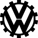 VOLKSWAGEN LOGO 1939-1945 STICKERS  - 1