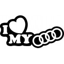 AUDI STICKERS 007*  - 1