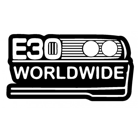 BMW STICKERS WORLDWIDE E30 *  - 1