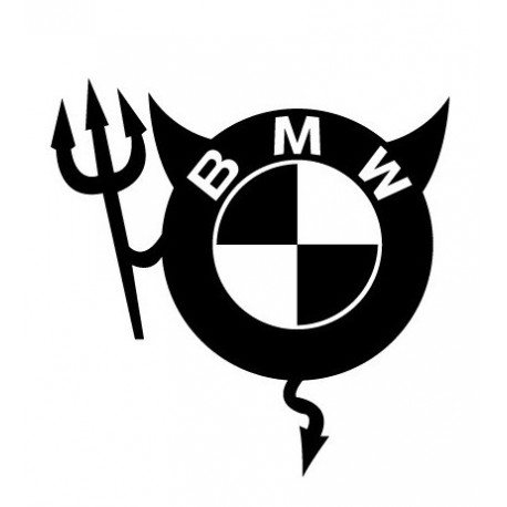 BMW STICKERS DIABLE *  - 1