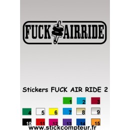 FUCK AIR RIDE 2 Stickers*  - 1