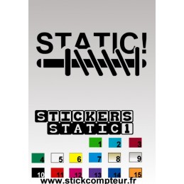 STATIC 1 Stickers *  - 1