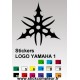 Stickers logo YAMAHA 1 - 1
