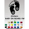 Stickers BABY ON BOARD VW 1 - 5