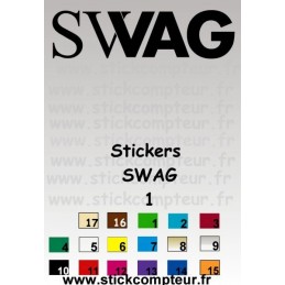 Stickers SWAG 1  - 1