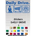 Stickers DAILY DRIVE 1*  - 1