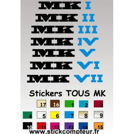 Stickers TOUS MK - StickCompteur création stickers personnalisés