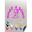 BEBE A BORD 2 Stickers *  - 2