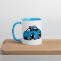 Mug à Intérieur Coloré VW COX model1  - 1