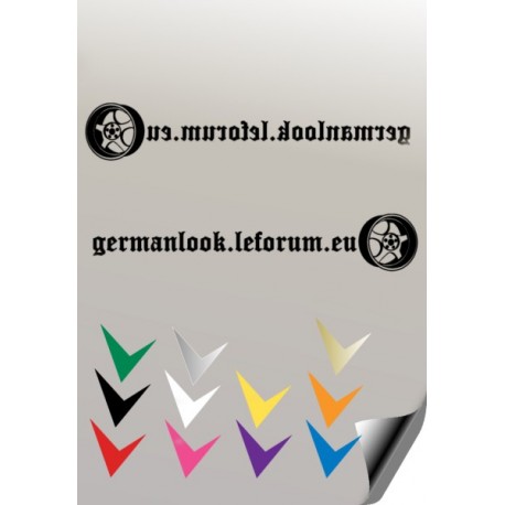 GERMAN LOOK autocollant Stickers *  - 1