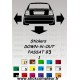 Stickers DOW-N-OUT PASSAT B3 1 - 1