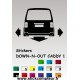 1 stickers 1 Down-n-out CADDY 1 - 2