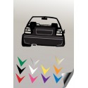 1 stickers autocollant 2 VW GOLF 3  - 1