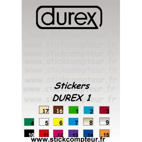 Stickers DUREX 1  - 1