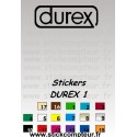 Stickers DUREX 1  - 1