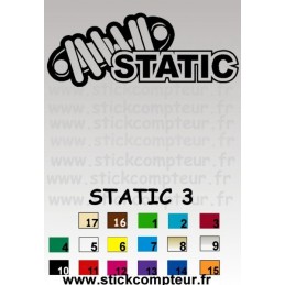 Stickers STATIC 3  - 1
