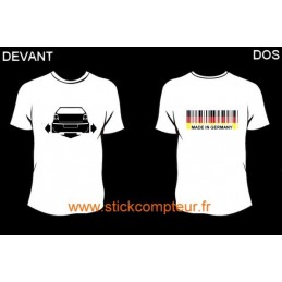 TEE-SHIRT DOWN-N-OUT POLO 9N3 devant et MADE IN GERMANY 2 derriere - 1