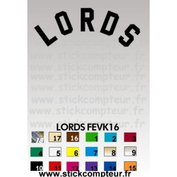 LORDS FEVK16  - 1