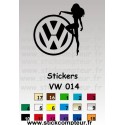 1 Stickers VW 014  - 1