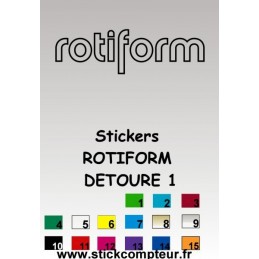 Stickers ROTIFORM DETOURE 1  - 1