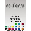 Stickers ROTIFORM DETOURE 1  - 1