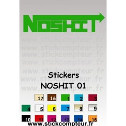 Stickers NOSHIT 01  - 1