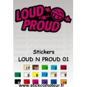 Stickers LOUD N PROUD 01  - 1