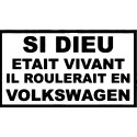 SI DIEU VOLK 122150 Stickers  * - StickCompteur création stickers personnalisés