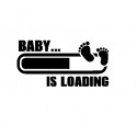 BABY IS LOADING 122150 Stickers  * - StickCompteur création stickers personnalisés