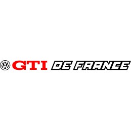Stickers GTI DE FRANCE