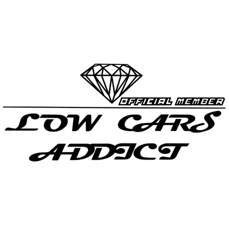 OFFICIAL LOW CARS ADDICT 2022 STICKERS * - StickCompteur création stickers personnalisés