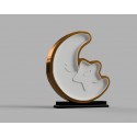 Lampe LUNE ETOILE - StickCompteur création stickers personnalisés