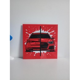 Plaque Décorative Audi...