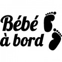 STICKERS BEBE A BORD